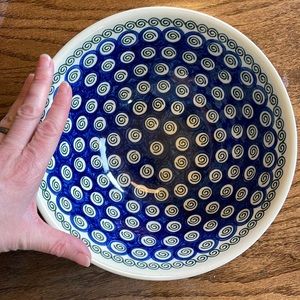 Polish Pottery Serving Bowl